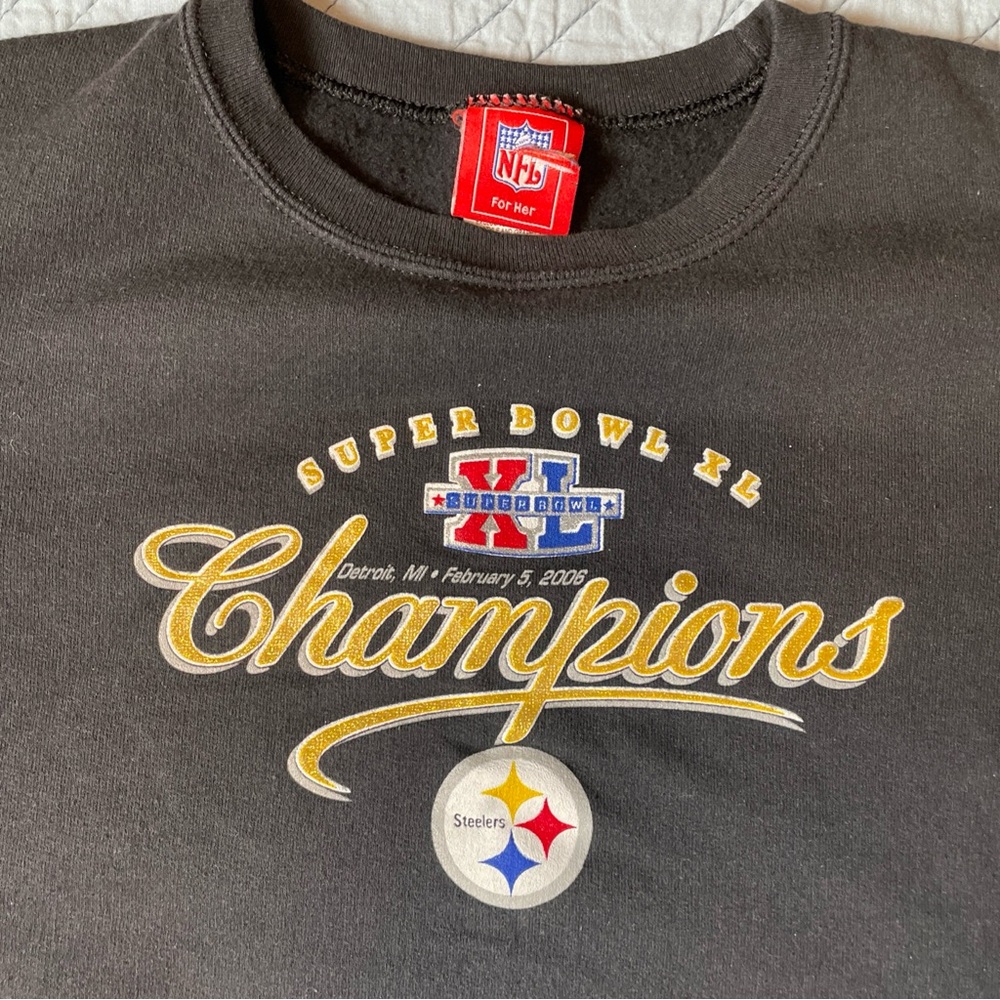 Super Bowl XL Champions Steelers Sweatshirt women’s small